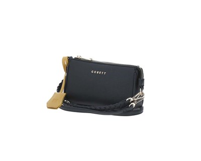 Foto 2 | Bolso De Dama Crossbody Chico Gorett Negro Kleopa