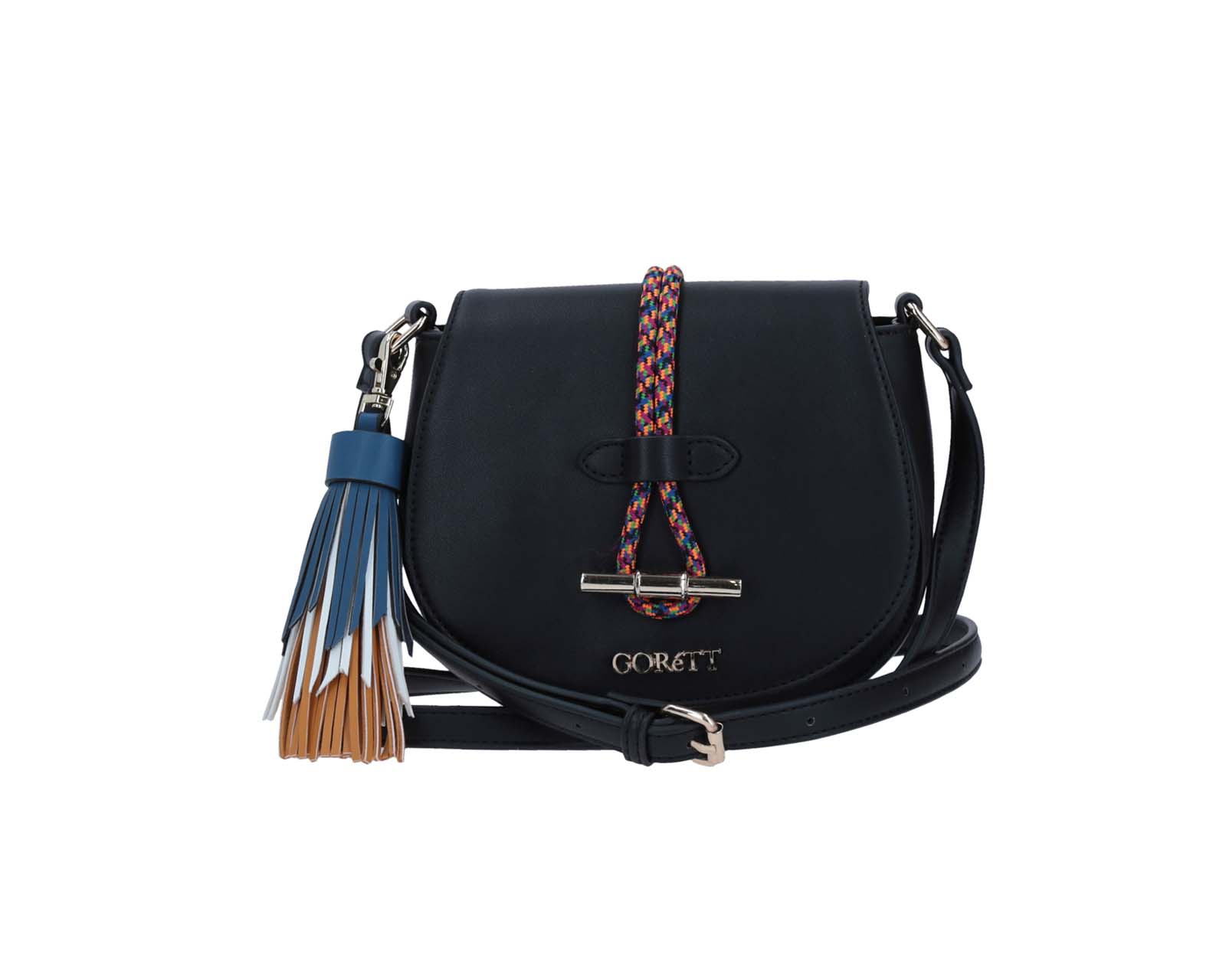 Bandolera De Dama Crossbody Chico Gorett Negro Saidi