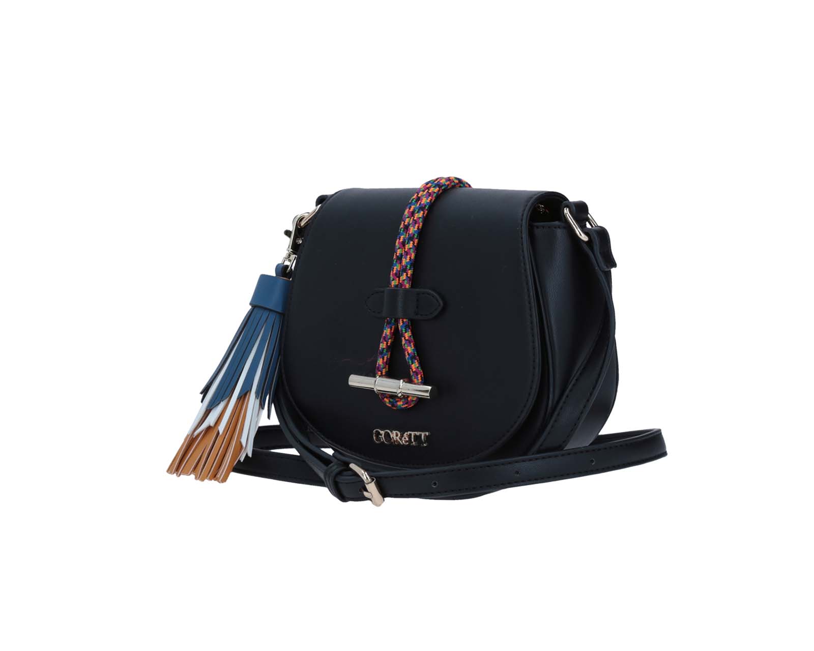 Foto 2 | Bandolera De Dama Crossbody Chico Gorett Negro Saidi