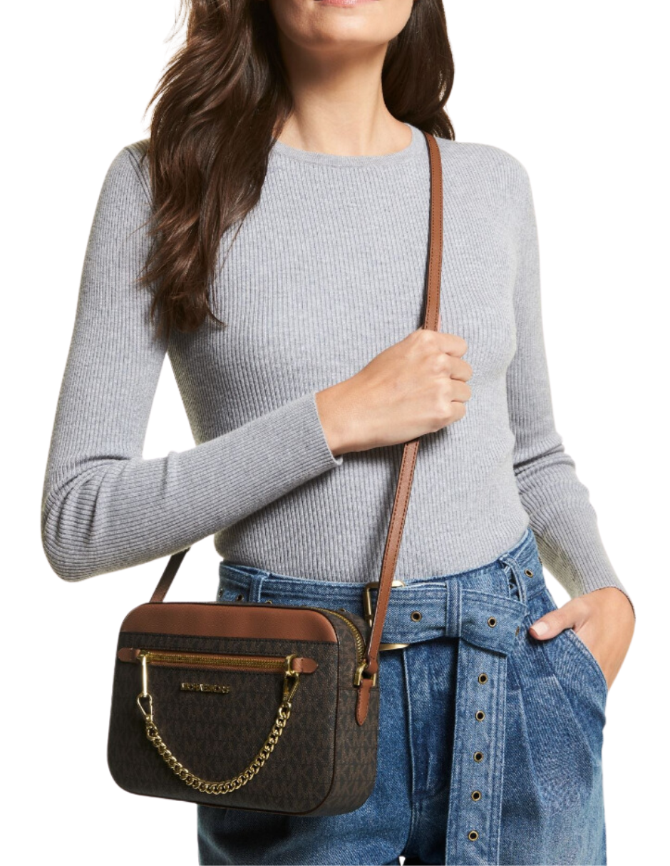 Foto 6 pulgar | Bolsa Crossbody Michael Kors 35s1gttc9b color Café
