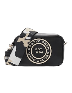 Foto 1 | Bolsa Marc Jacobs FLASHBLACK color Negro Signet Flash Black Strap Camo