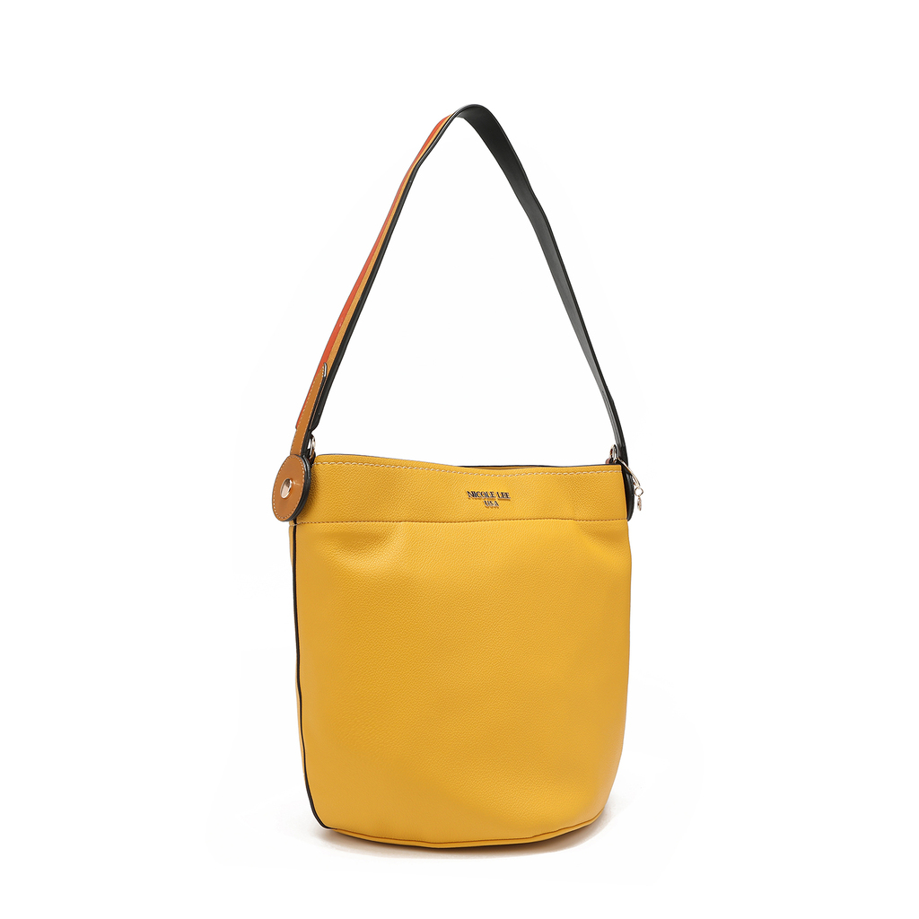 Foto 2 | Bolsa Cruzada Nicole Lee Avery color Amarillo