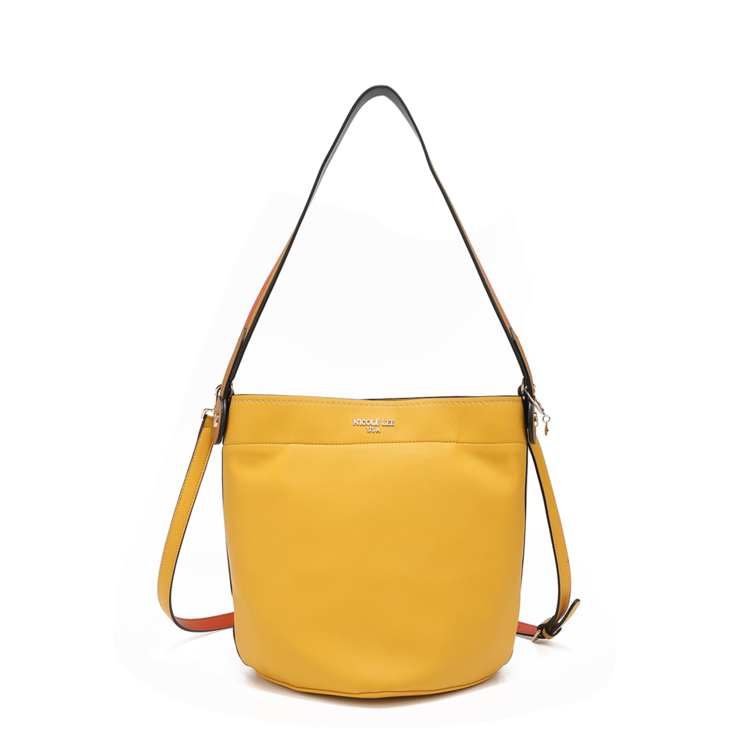 Foto 5 pulgar | Bolsa Cruzada Nicole Lee Avery color Amarillo