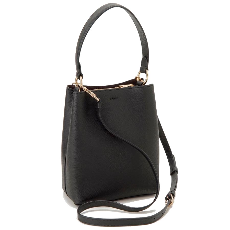 Foto 3 pulgar | Bolsa Coach Small Town Bucket 1011 Imlon color Negro