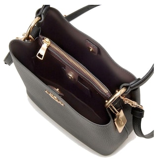 Foto 3 | Bolsa Coach Small Town Bucket 1011 Imlon color Negro