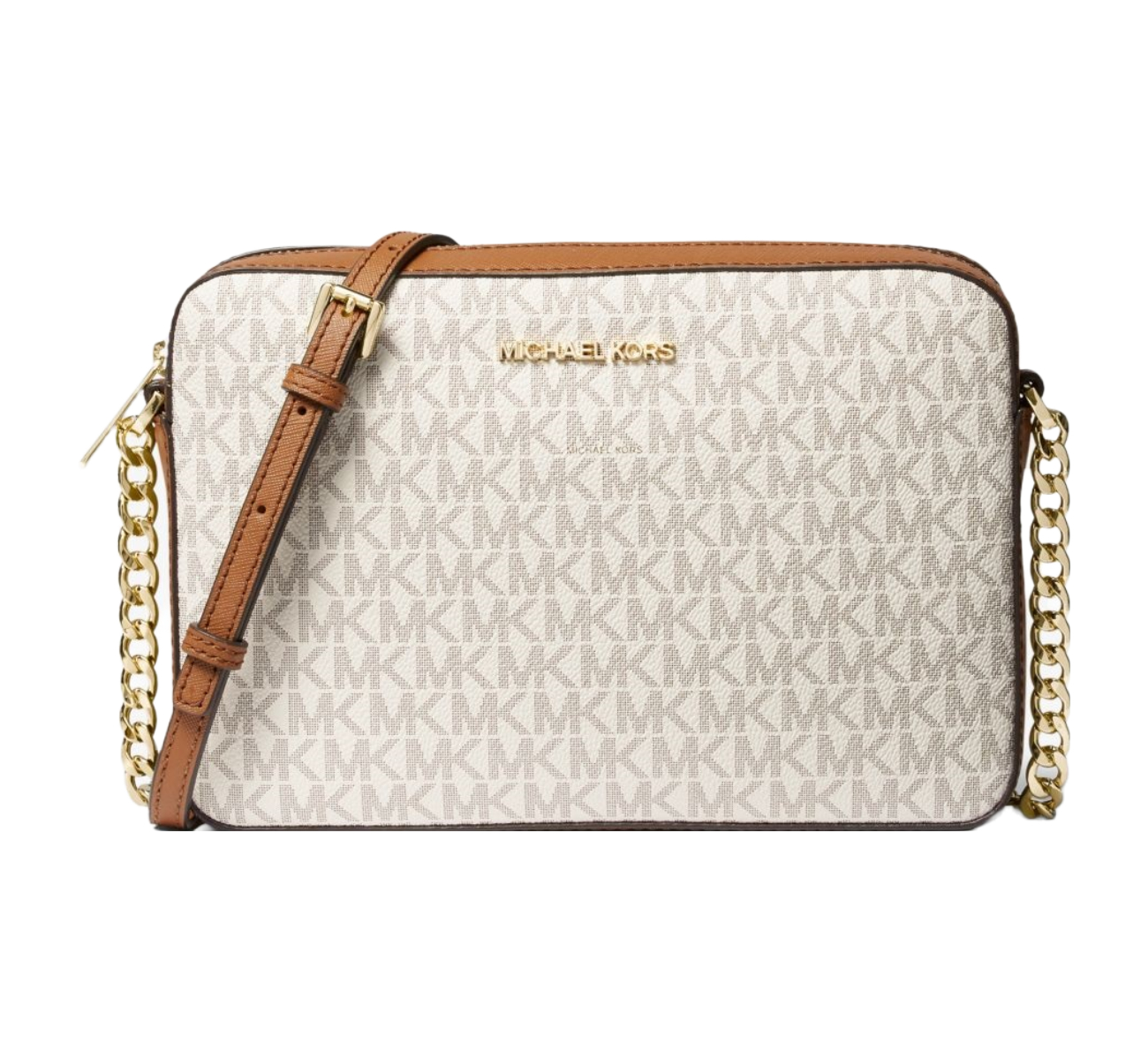 Foto 2 pulgar | Bolsa Michael Kors Jet Set Item Crossbody 35f8gttc3b Beige