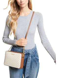 Foto 3 | Bolsa Michael Kors Jet Set Item Crossbody 35f8gttc3b Beige
