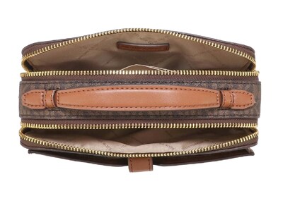 Foto 3 | Bolsa Michael Kors Jet Set Item Zip Crossbody 35f2gttc2b Café