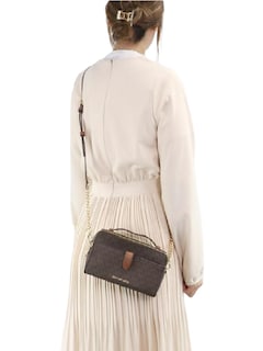 Foto 4 | Bolsa Michael Kors Jet Set Item Zip Crossbody 35f2gttc2b Café