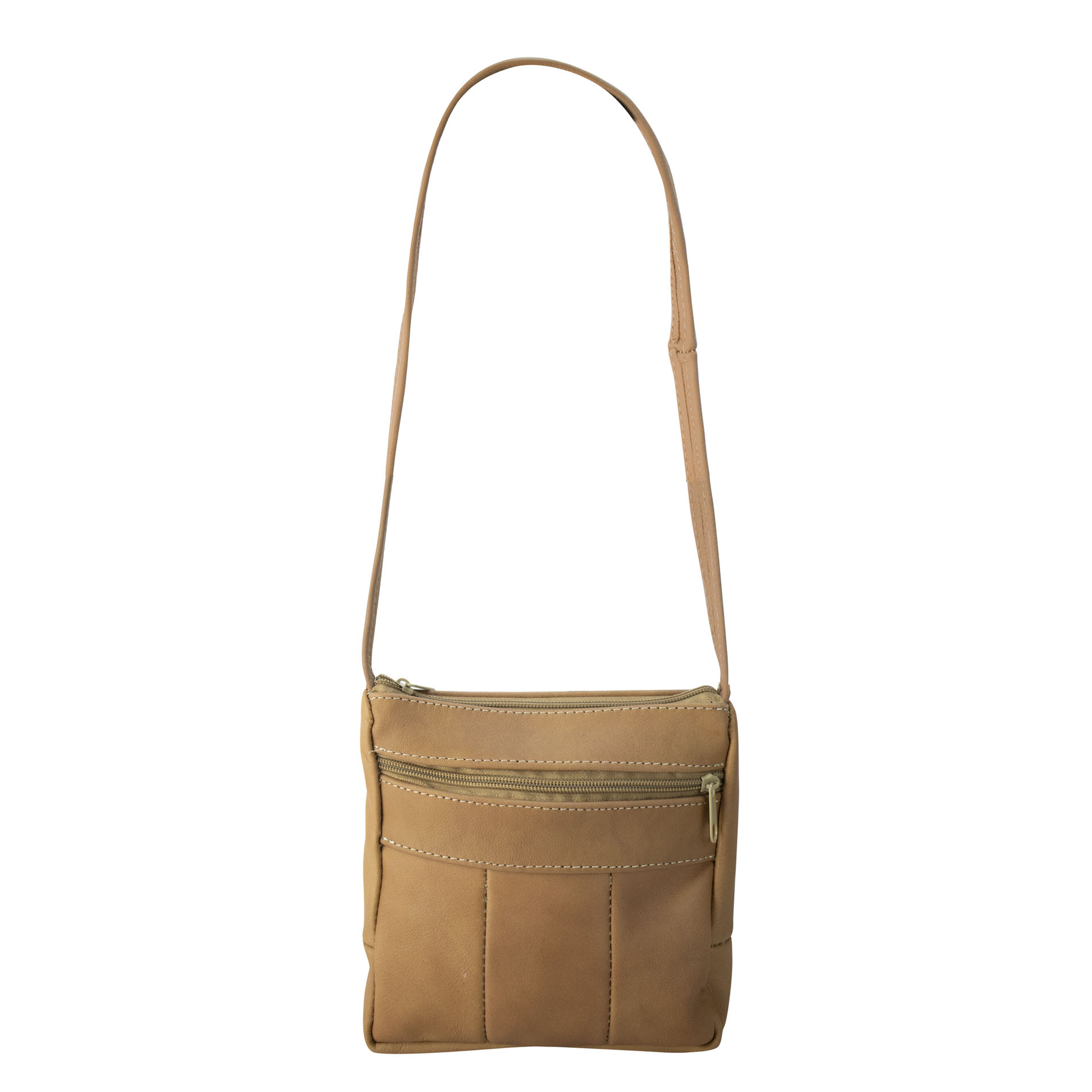Foto 1 | Mariconera Nueva Imagen Beirut color Camel Piel para Dama