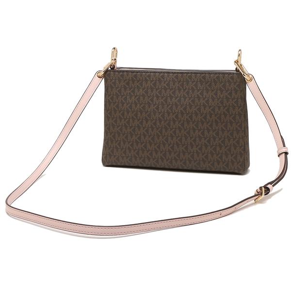 Foto 4 pulgar | Bolsa Michael Kors Trisha Medium Logo Crossbody color Café