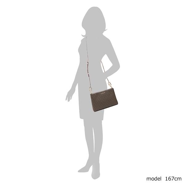 Foto 5 pulgar | Bolsa Michael Kors Trisha Medium Logo Crossbody color Café