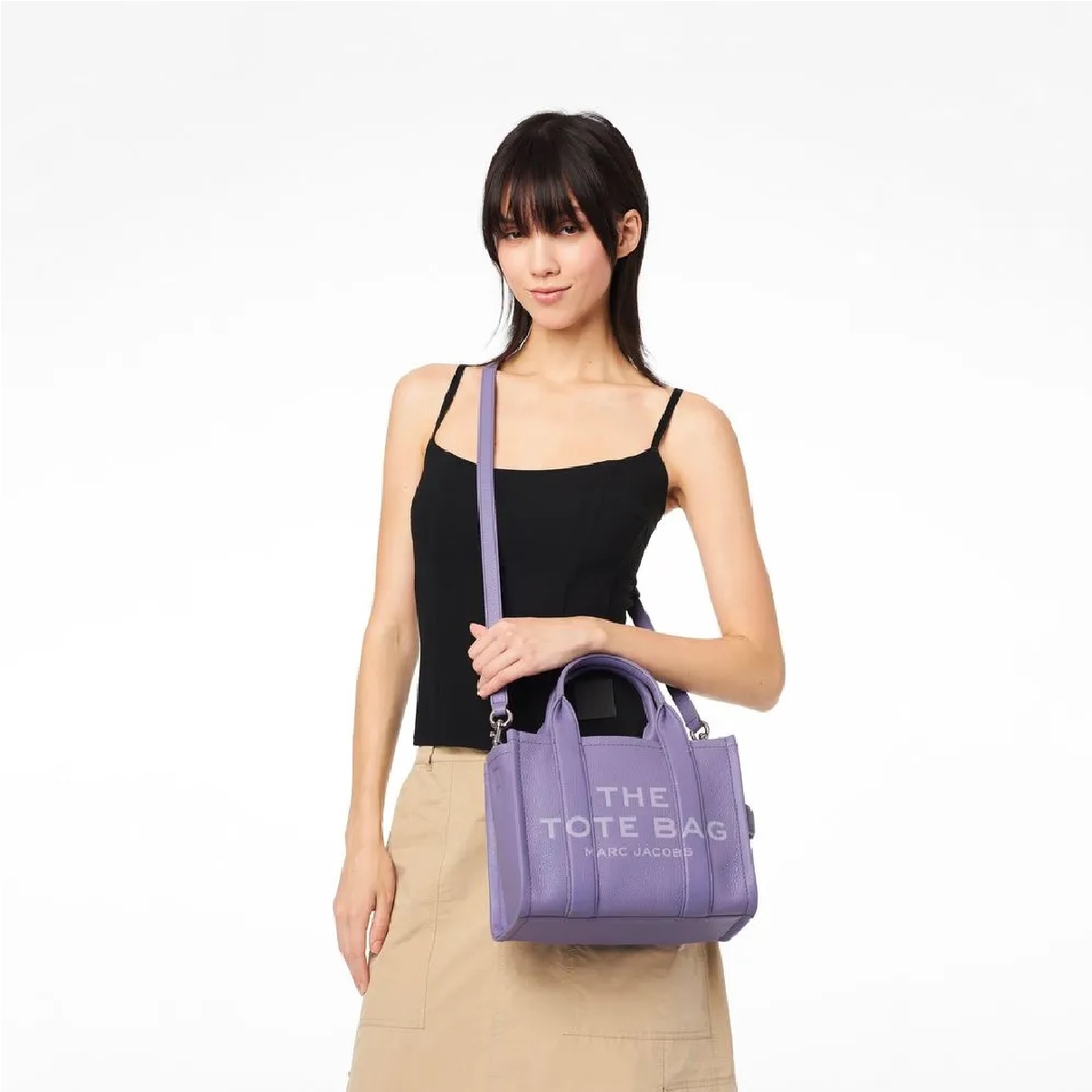Foto 4 pulgar | Bolsa Mini Tote Marc Jacobs H009L01SP21 568 color Púrpura