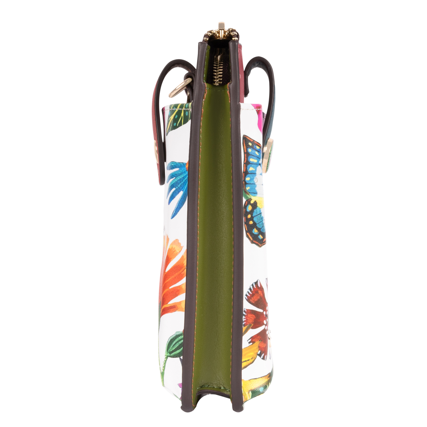 Foto 3 pulgar | Bolsa Portacelular Nicole Lee Kira Multicolor Butter-flower White