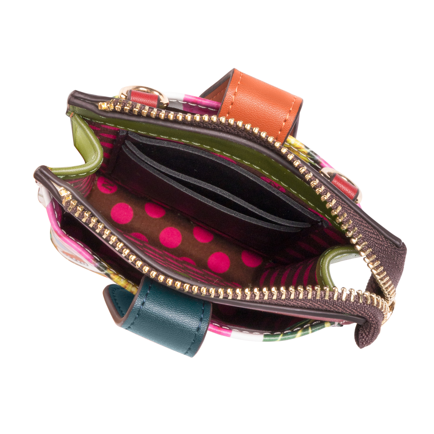 Foto 4 pulgar | Bolsa Portacelular Nicole Lee Kira Multicolor Butter-flower White