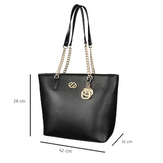 Foto 6 | Bolsa Tote Enso Eb310ttb color Negro para Mujer