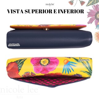 Foto 6 | Bolsa Cruzada Marca Nicole Lee Aubri Butter-flower Mustard
