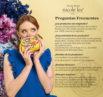 Foto 7 | Bolsa Cruzada Marca Nicole Lee Aubri Butter-flower Mustard