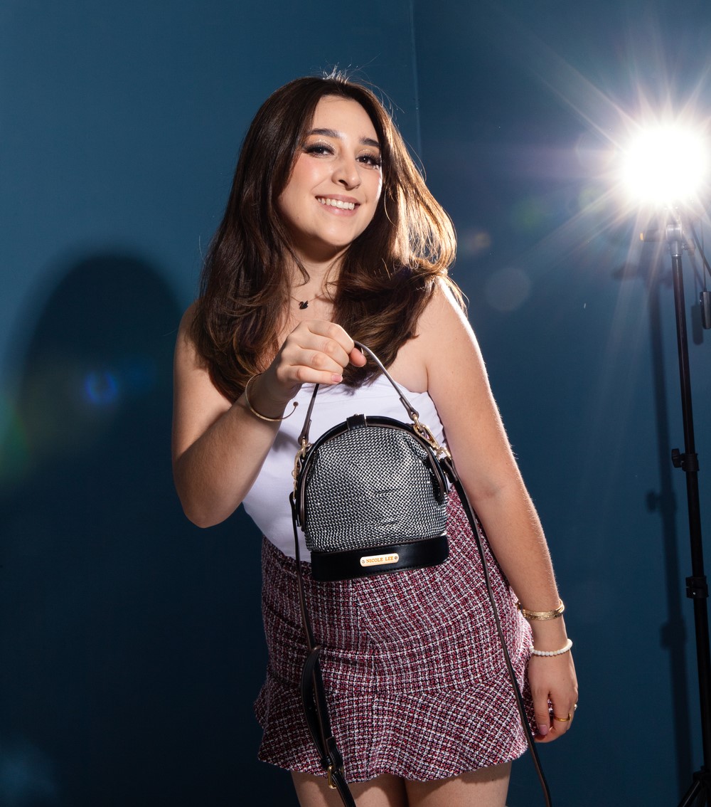 Foto 5 | Mini Bolsa Marca Nicole Lee Bianca De Fiesta Negro