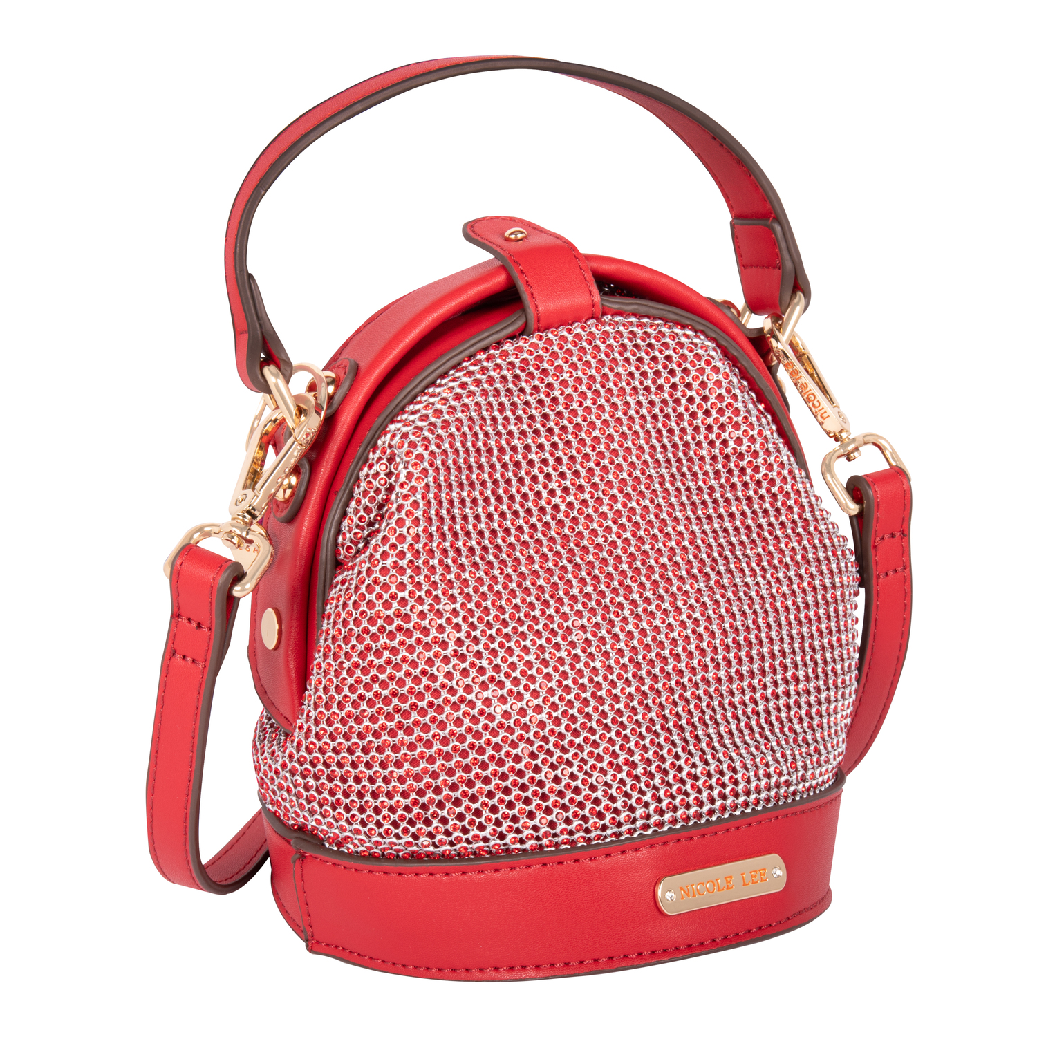 Foto 1 | Mini Bolsa Marca Nicole Lee Bianca De Fiesta Rojo