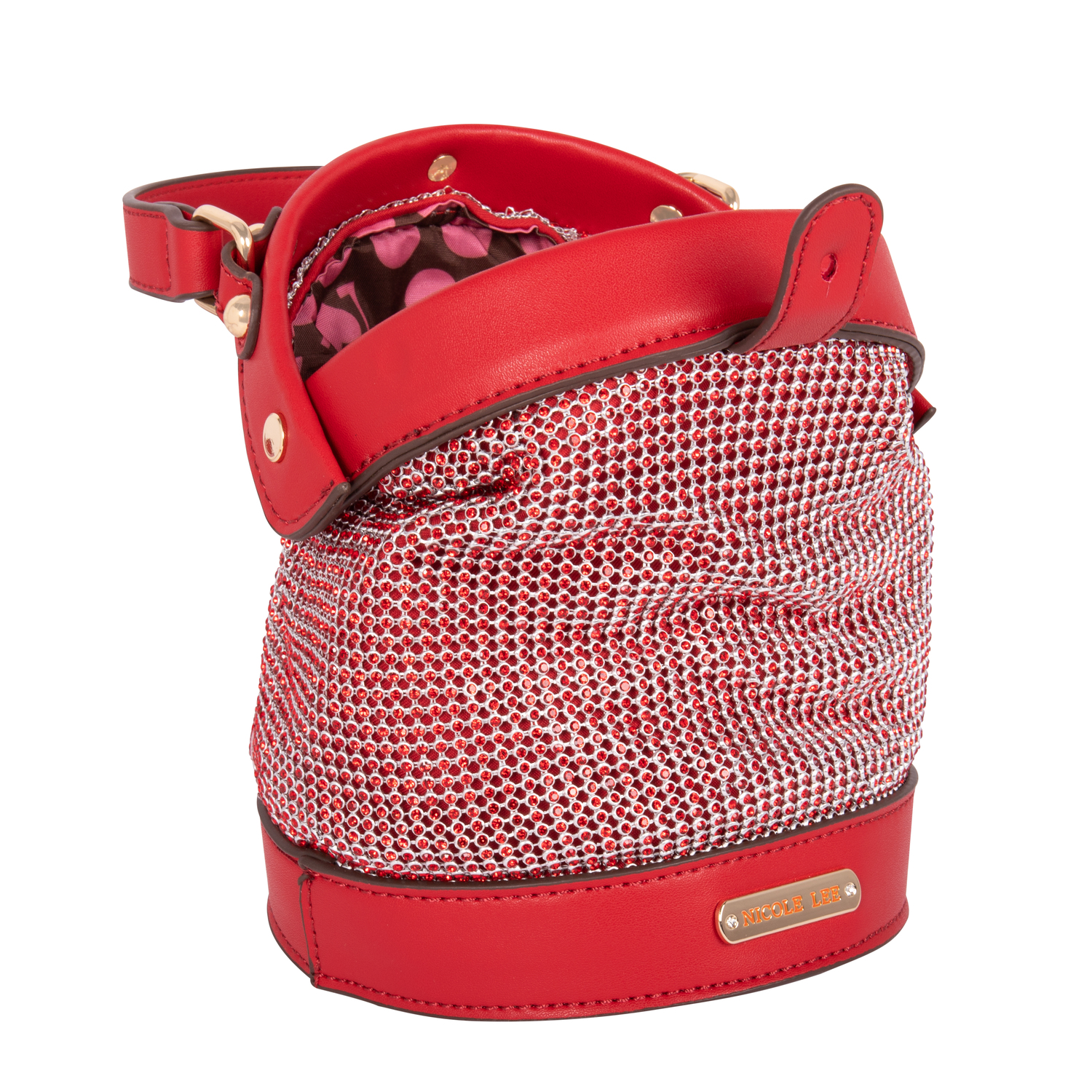 Foto 4 pulgar | Mini Bolsa Marca Nicole Lee Bianca De Fiesta Rojo