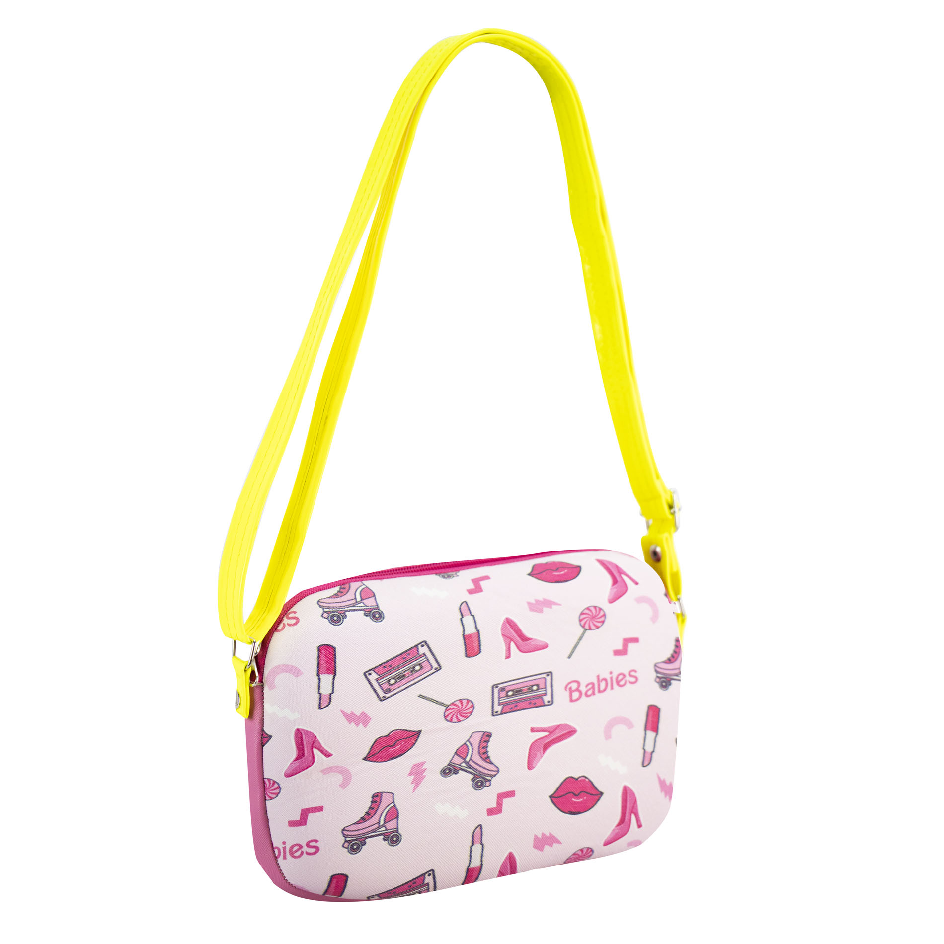 Foto 2 | Mariconera Para Dama Rosa Pop Babies Sintetico Wanda Nueva Imagen