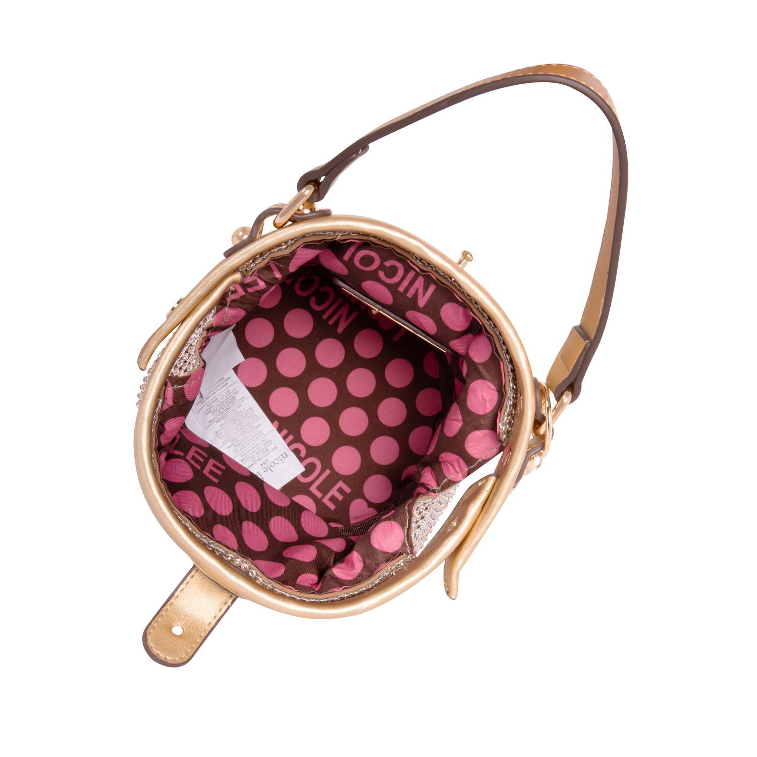 Foto 3 pulgar | Mini Bolsa Marca Nicole Lee Bianca De Fiesta Gold