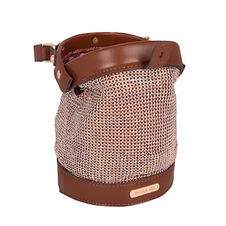 Foto 3 | Mini Bolsa Marca Nicole Lee Bianca De Fiesta Café