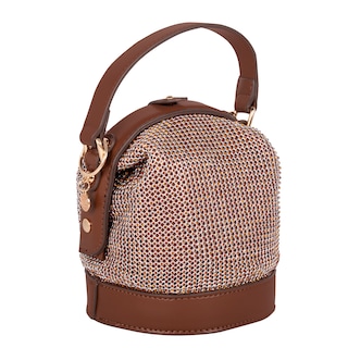 Foto 4 | Mini Bolsa Marca Nicole Lee Bianca De Fiesta Café
