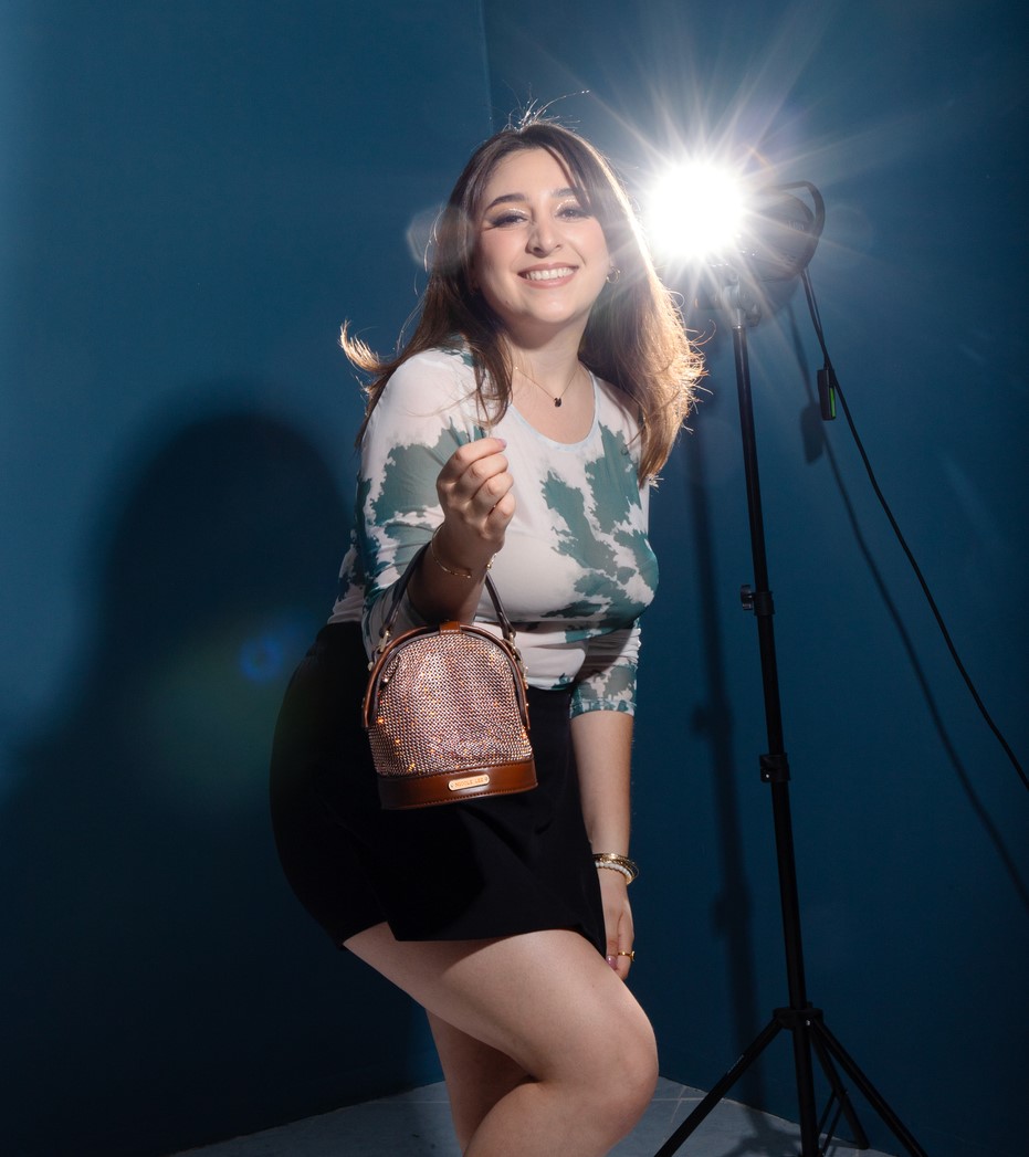 Foto 5 | Mini Bolsa Marca Nicole Lee Bianca De Fiesta Café