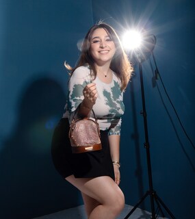Foto 5 | Mini Bolsa Marca Nicole Lee Bianca De Fiesta Café