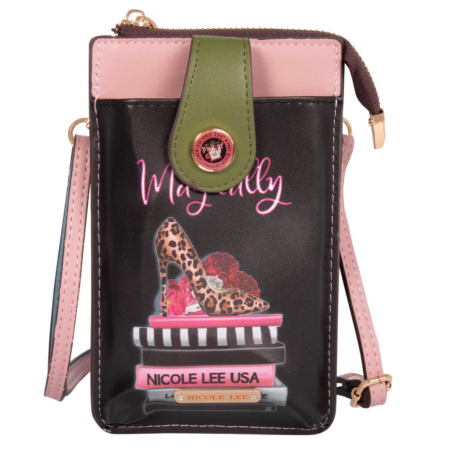Foto 1 | Bolsa Porta Celular Marca Nicole Lee Kira Amor Fuera Del Cuadro