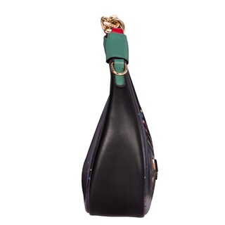 Foto 2 | Bolsa Cruzada Nicole Lee con Cadena Tonight For You Negra