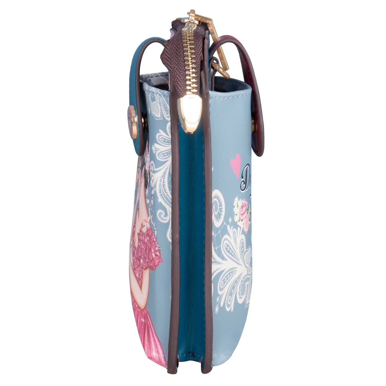 Foto 3 pulgar | Bolsa Porta Celular Nicole Lee Kira Dreaming Together