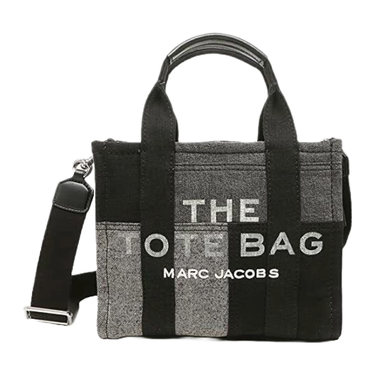 Foto 2 pulgar | Bolsa Marc Jacobs Denim Tote Mini H016m06fa21 012 Negro