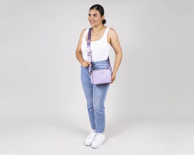 Foto 8 | Bolsa Cruzada Chenson Fátima Púrpura