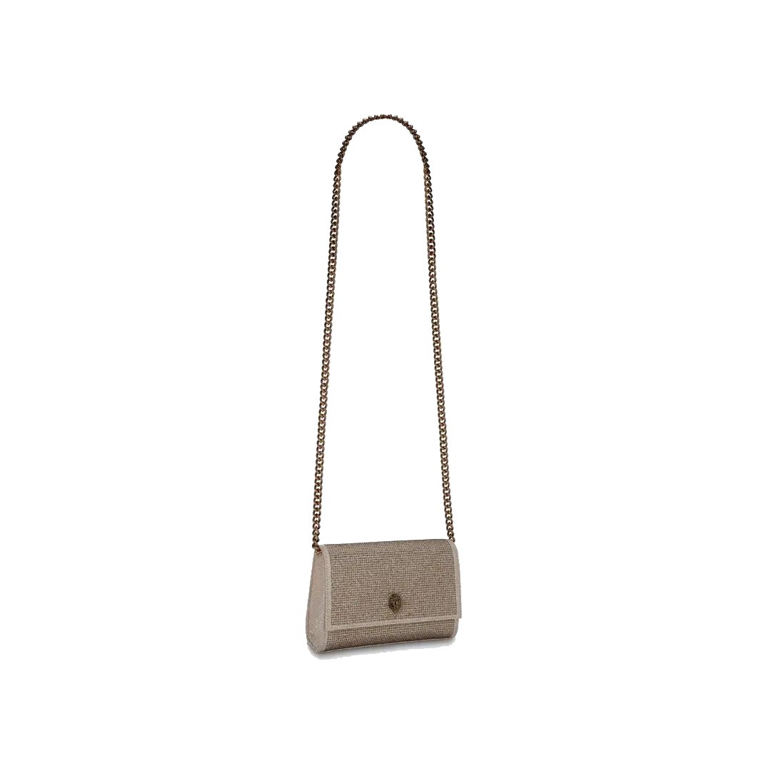 Foto 4 pulgar | Clutch para Mujer Kurt Geiger Dorado