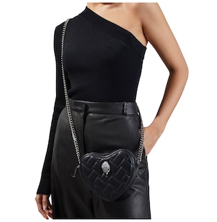 Foto 4 | Bolsa para Mujer Kurt Geiger Heart Negra