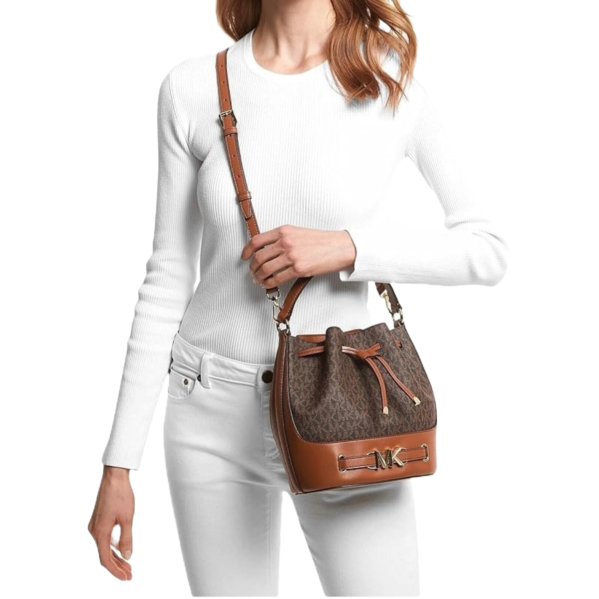 Foto 4 | Bolsa Michael Kors Reed Bucket 35s3g6rm8b Café