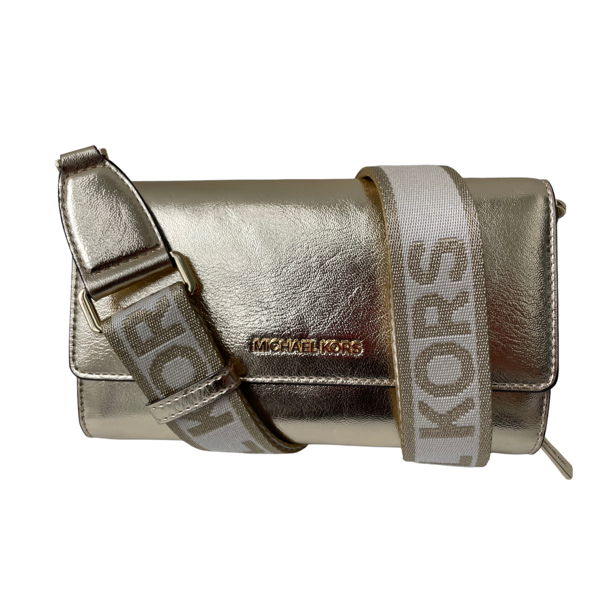 Jet Set Crossbody Michael Kors Gold