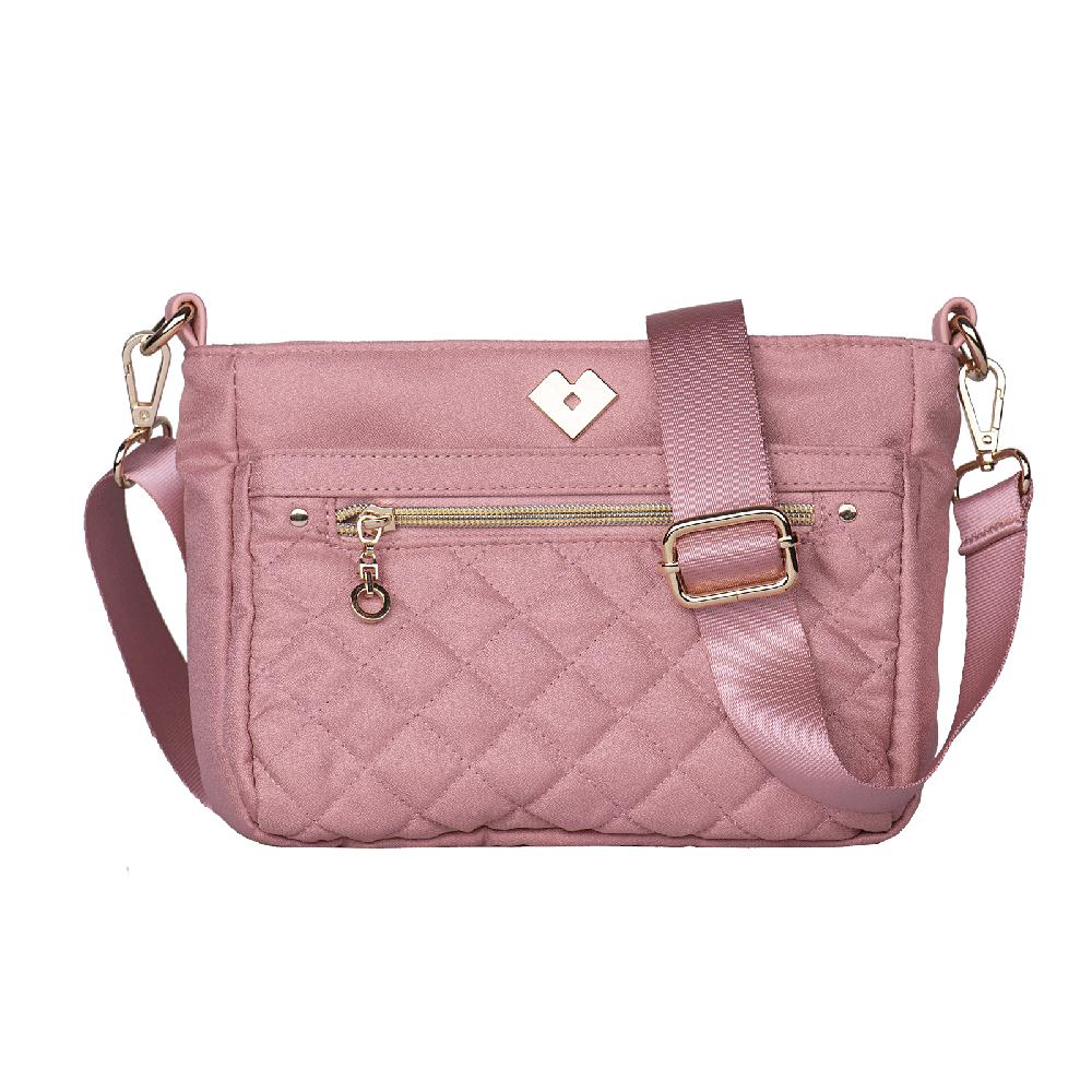 Bolsa Crossbody Estilo Bolsa Bandolera De Mano Y Al Hombro Luckyly Modelo Jenny Rosa