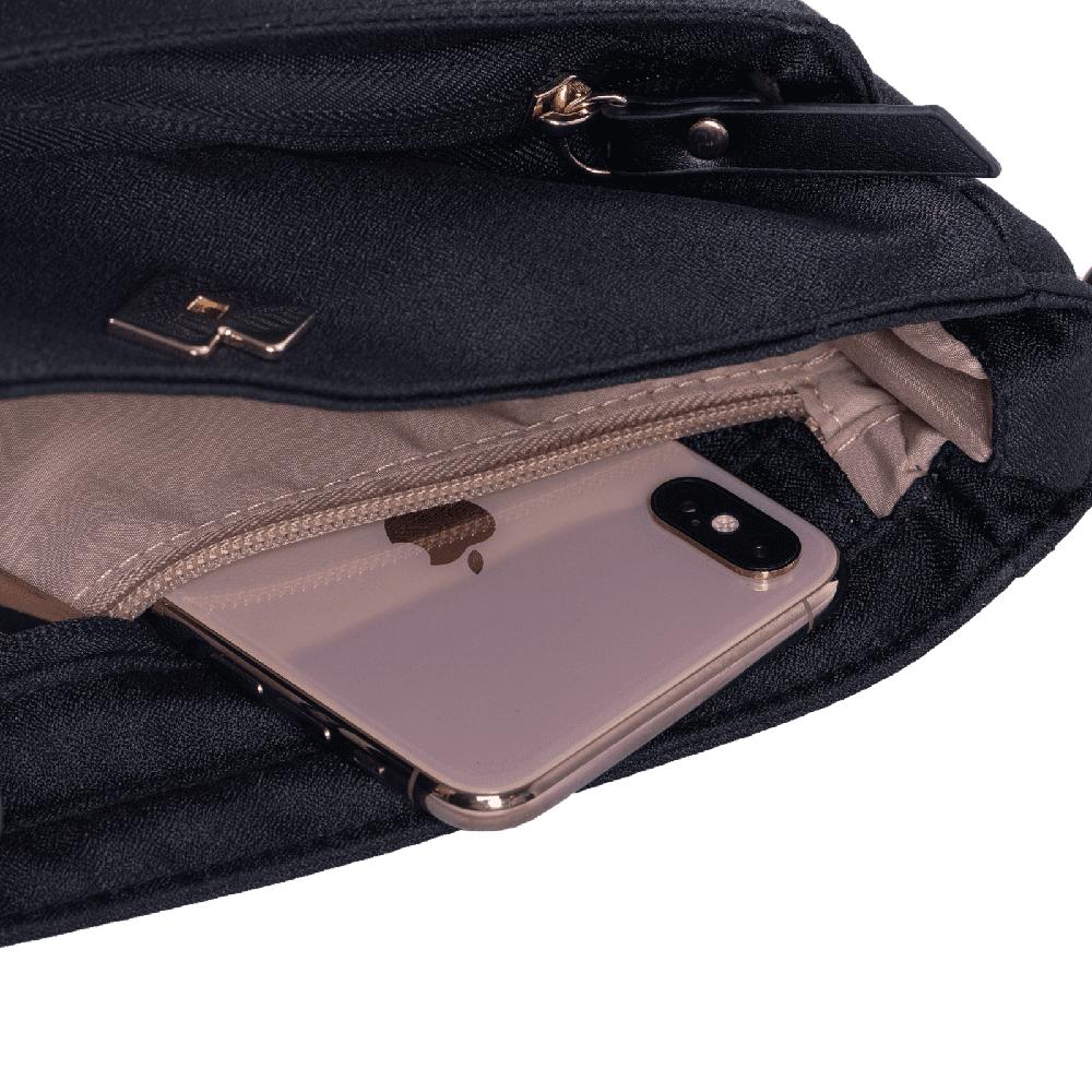 Foto 4 pulgar | Bolsa Crossbody Estilo Bolsa Bandolera De Mano Y Al Hombro Luckyly Modelo Jenny Negro