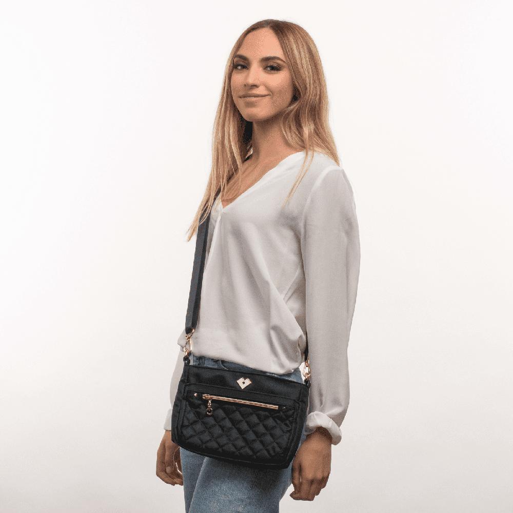 Foto 5 pulgar | Bolsa Crossbody Estilo Bolsa Bandolera De Mano Y Al Hombro Luckyly Modelo Jenny Negro