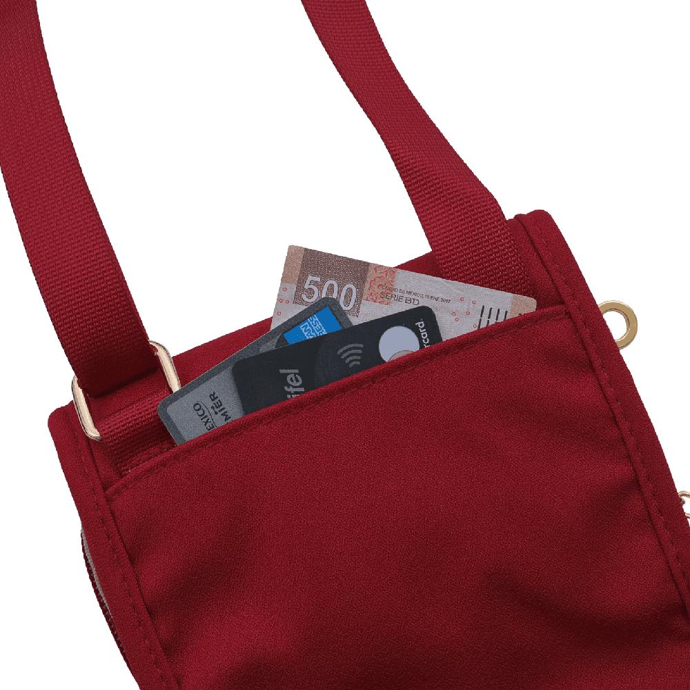 Foto 4 pulgar | Bolsa Crossbody Para Celular Luckyly Modelo Cia Rojo