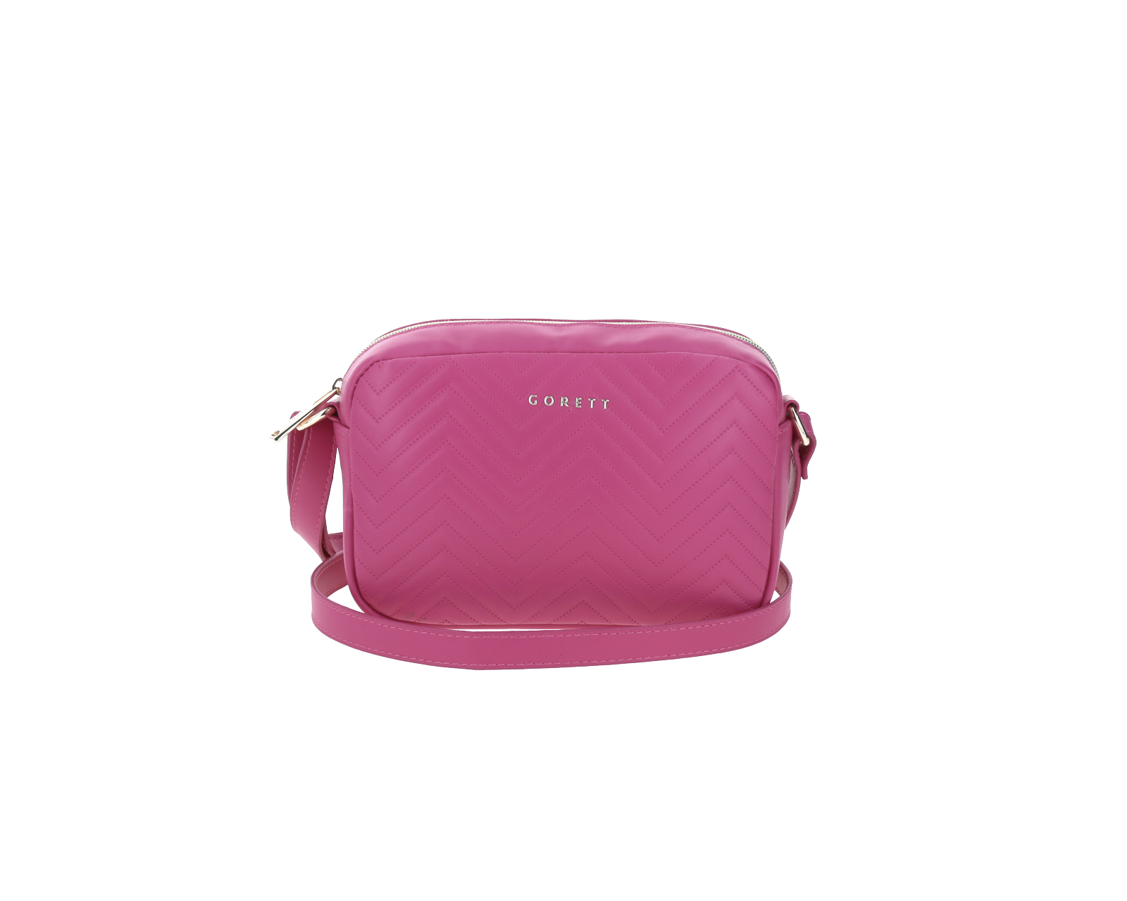 Bolso de Dama Crossbody Gorett Fuchsia Minerva Mediano
