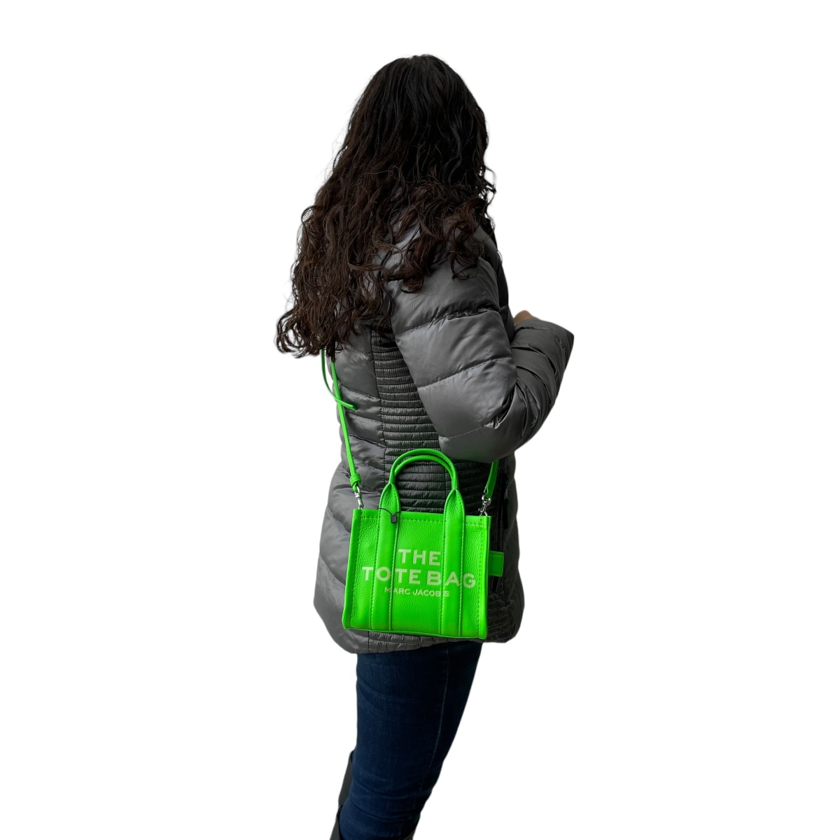 Foto 5 | The Tote Bag Marc Jacobs Mini Piel Verde