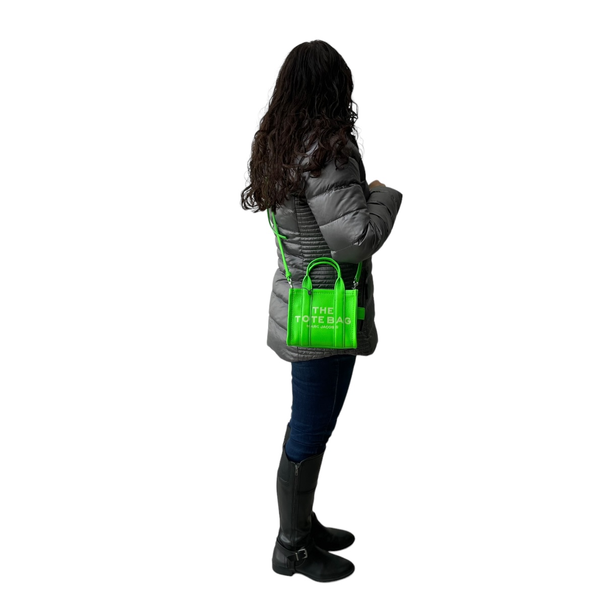 Foto 6 | The Tote Bag Marc Jacobs Mini Piel Verde