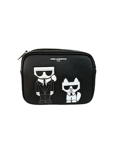 Foto 2 | Bolsa Karl Lagerfeld Negra para Mujer