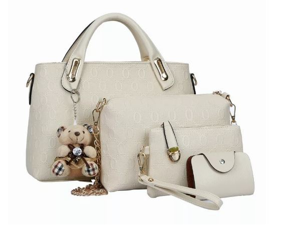 Foto 2 pulgar | Bolsas Wünd Beige 4 Piezas para Mujer