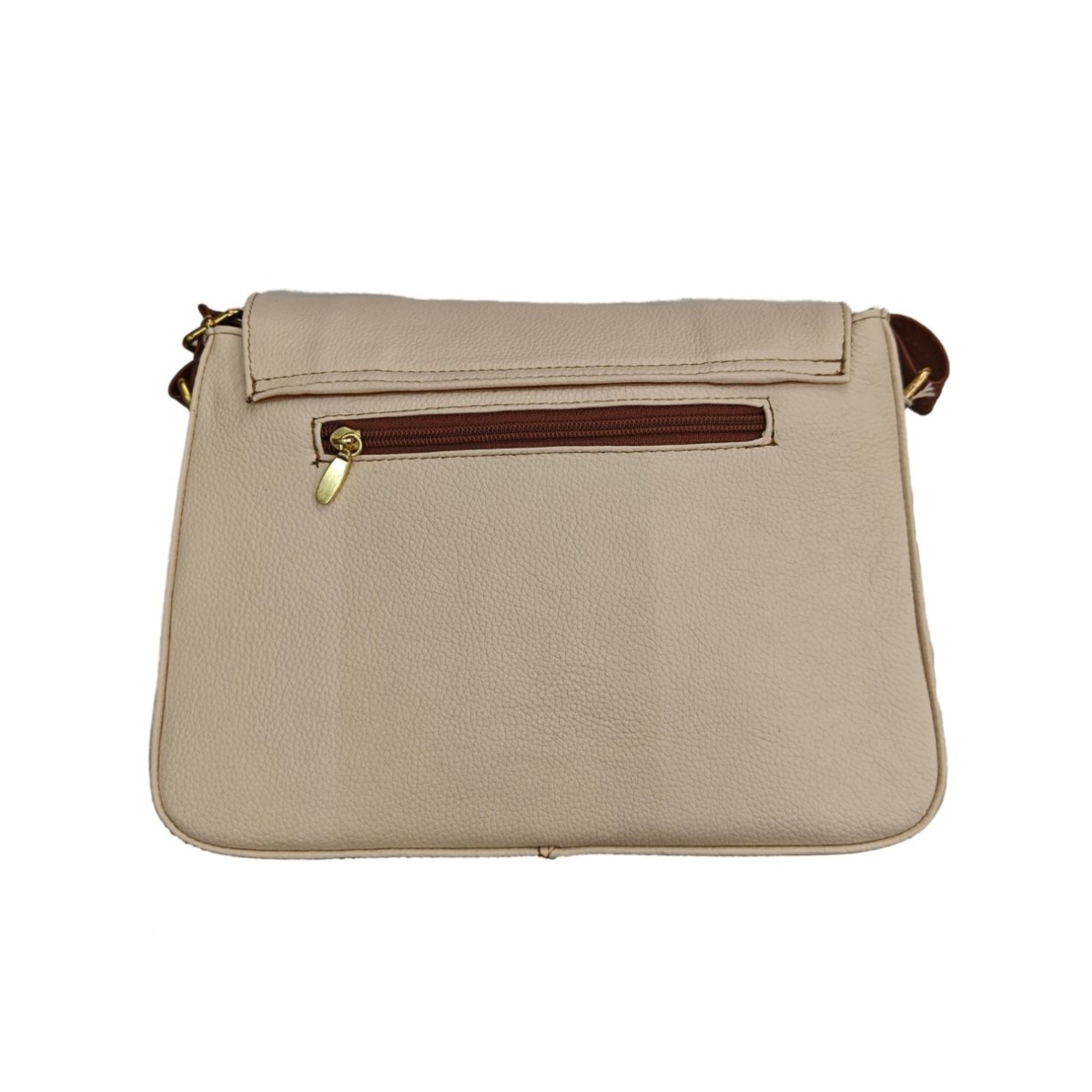 Foto 5 pulgar | Bolsa Crossbody En Piel Color Beige